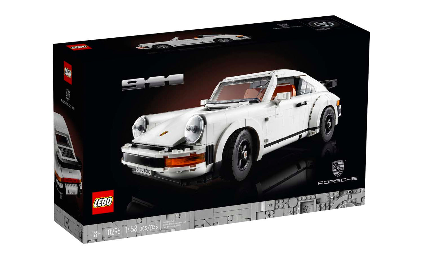 LEGO® Icons Porsche 911 (10295) Building Toy Cars (1,458 Pieces)