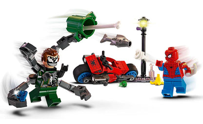 Lego Marvel Motorcycle Chase Spider-Man vs Doc OCK