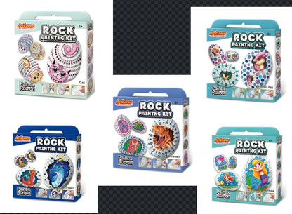 Art Lovers Rock painting kit 2 ass 4 Rcks each