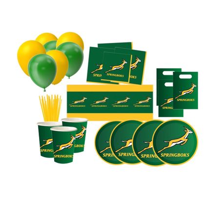 Springboks party pack 49 pieces