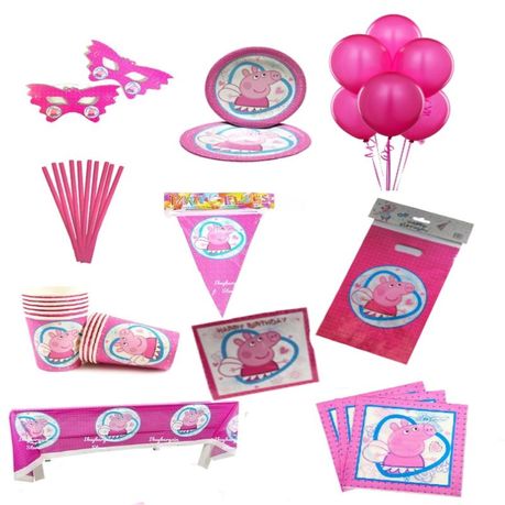 Peppa Pig Party pack Supplies 73 Piece