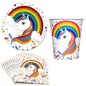 Magical Rainbow Unicorn party pack 40 piece