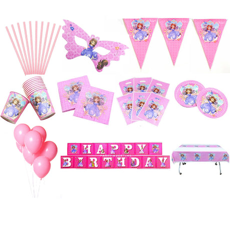 Princess Sofia Party pack 73 Pieces