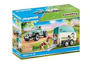 Car With Pony Trailer