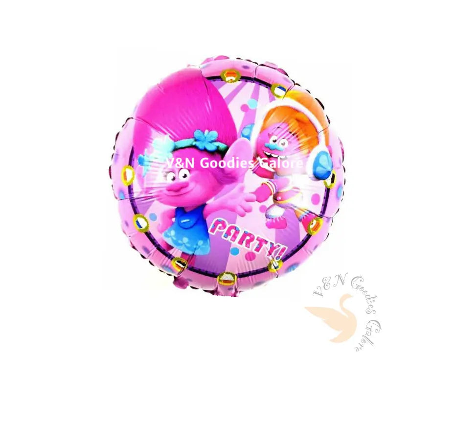 Balloon Foil Theme-Trolls V&N Goodies Galore