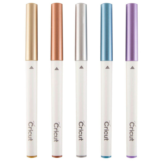 Cricut Explore/Maker Medium Point Pen Set 5-pack (Metallic) V&N Goodies Galore