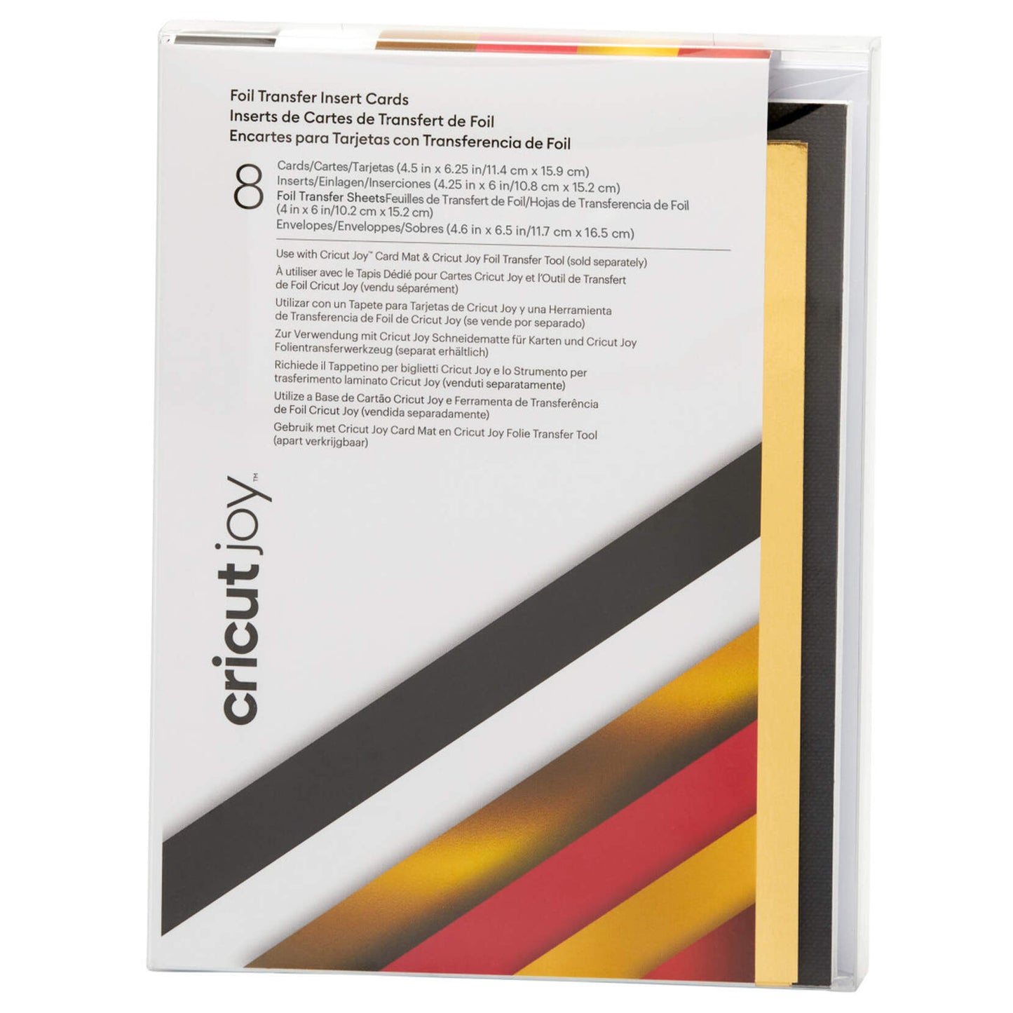 Cricut Insert Cards Foil Royal Flush R30 (11;4 Cm X 15;9 Cm) 8-Pack V&N Goodies Galore