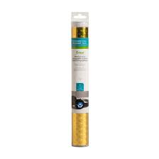 Cricut Premium Permanent Vinyl Holo Bubbles 30x120cm (Gold) 1 roll 12 x 48 (30.5 cm x 122 cm) V&N Goodies Galore