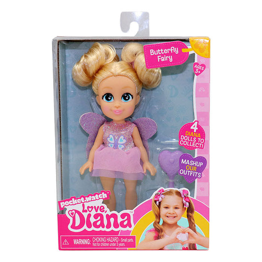 Love Diana 15cm Unicorn Butterfly Fairy V&N Goodies Galore