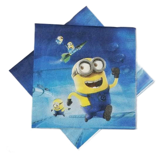 Serviettes Theme-Minion V&N Goodies Galore