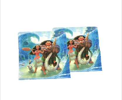 Serviettes Theme- Moana V&N Goodies Galore