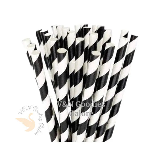 Straws-White and Black V&N Goodies Galore