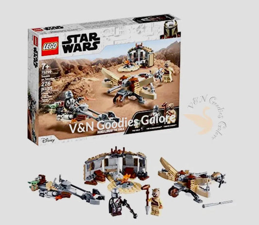 Toys-Building Star Wars, The Mandalorian Trouble on Tatooine V&N Goodies Galore